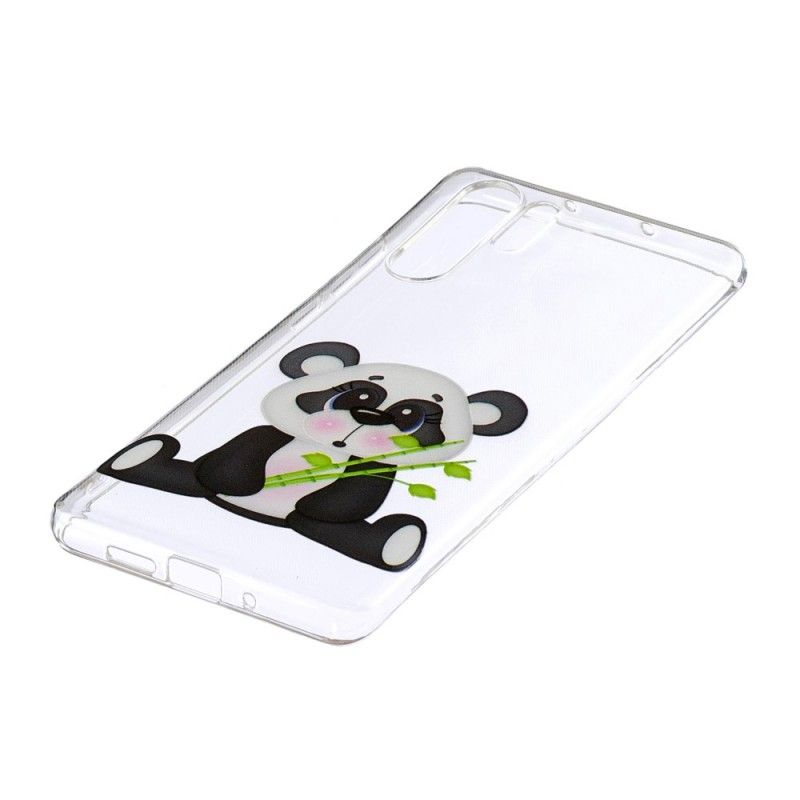 Hülle Huawei P30 Pro Transparenter Trauriger Panda