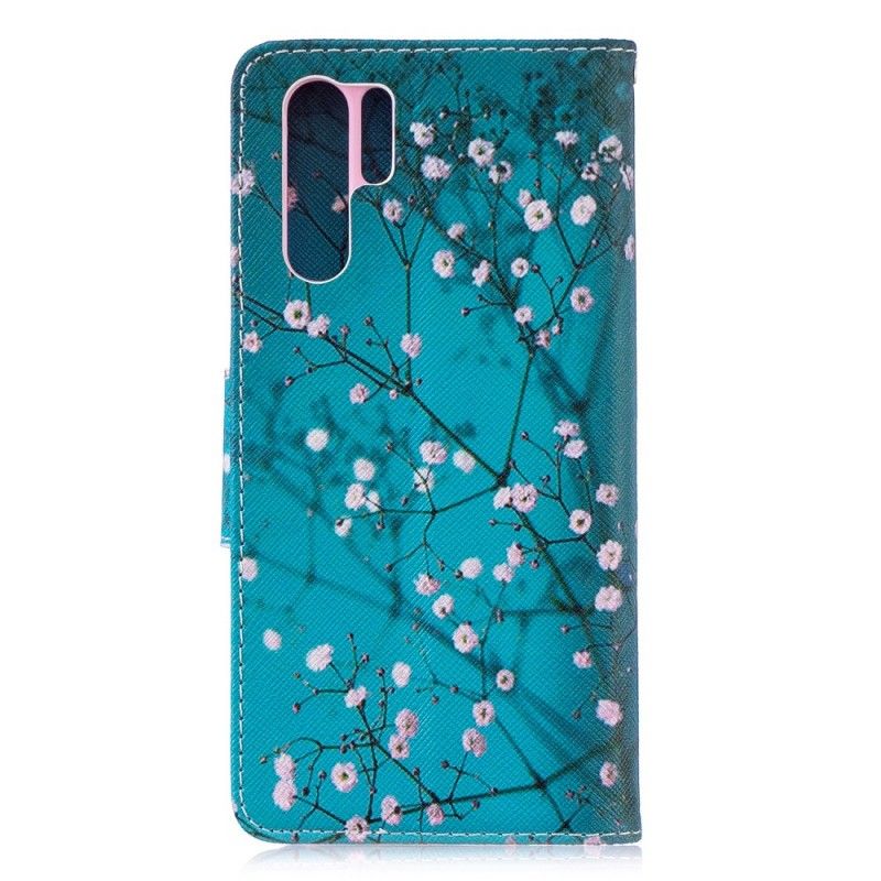 Lederhüllen Huawei P30 Pro Blühender Baum