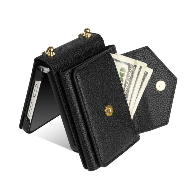 Hülle Für Samsung Galaxy Z Flip 7 Kartenhalterung Und Handschlaufe