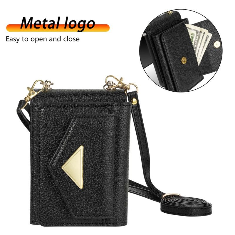 Hülle Für Samsung Galaxy Z Flip 7 Kartenhalterung Und Handschlaufe