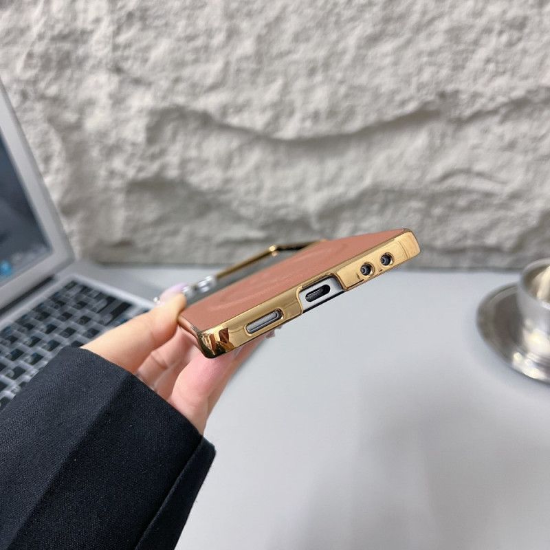 Hülle Für Samsung Galaxy Z Flip 7 Magnetische Nappa-oberfläche