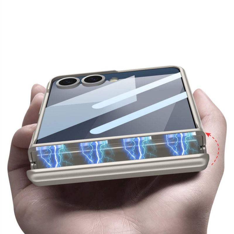 Hülle Für Samsung Galaxy Z Flip 7 Magnetischer Gkk-ständer Und Schutz