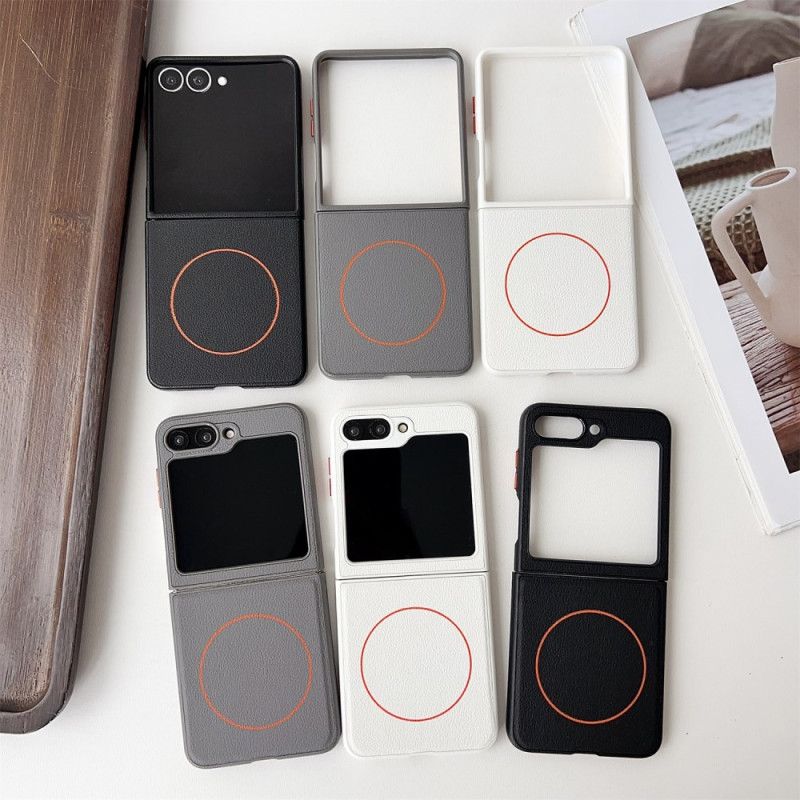 Hülle Für Samsung Galaxy Z Flip 7 Magsafe Orange Ring-kompatibel