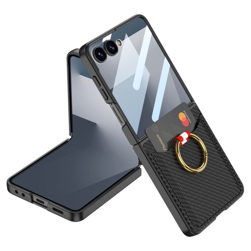 Hülle Für Samsung Galaxy Z Flip 7 Ringhalter Und Kartenhalter