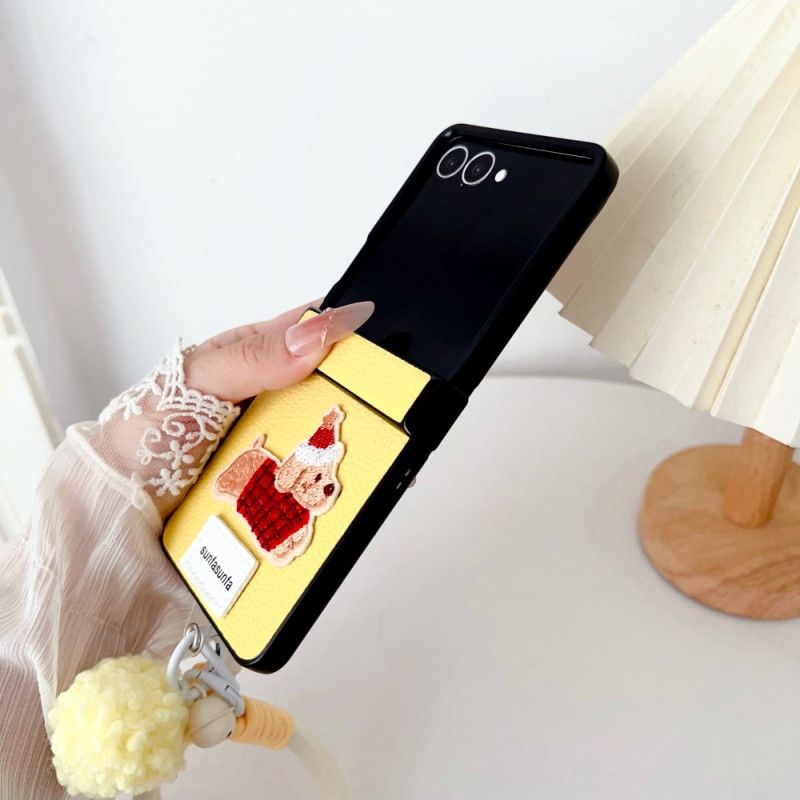 Hülle Für Samsung Galaxy Z Flip 7 Scharnierschutz Und Riemen