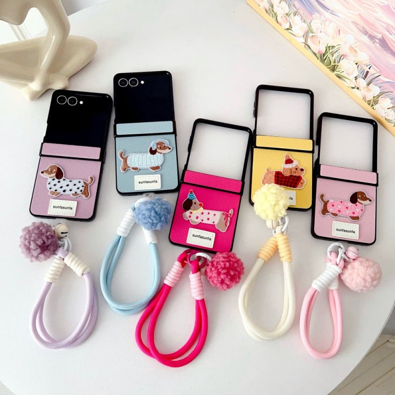 Hülle Für Samsung Galaxy Z Flip 7 Scharnierschutz Und Riemen