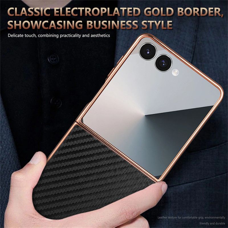 Hülle Samsung Galaxy Z Flip 7 Carbonfaser