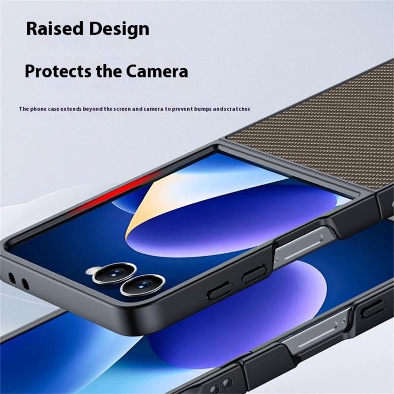 Hülle Samsung Galaxy Z Flip 7 Carbonfaser Version