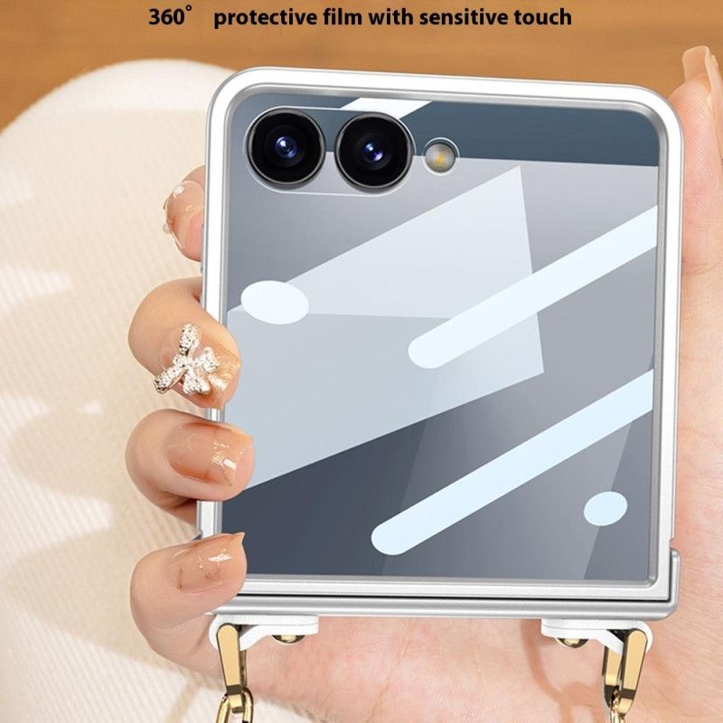 Hülle Samsung Galaxy Z Flip 7 Handyhülle Kordelarmband