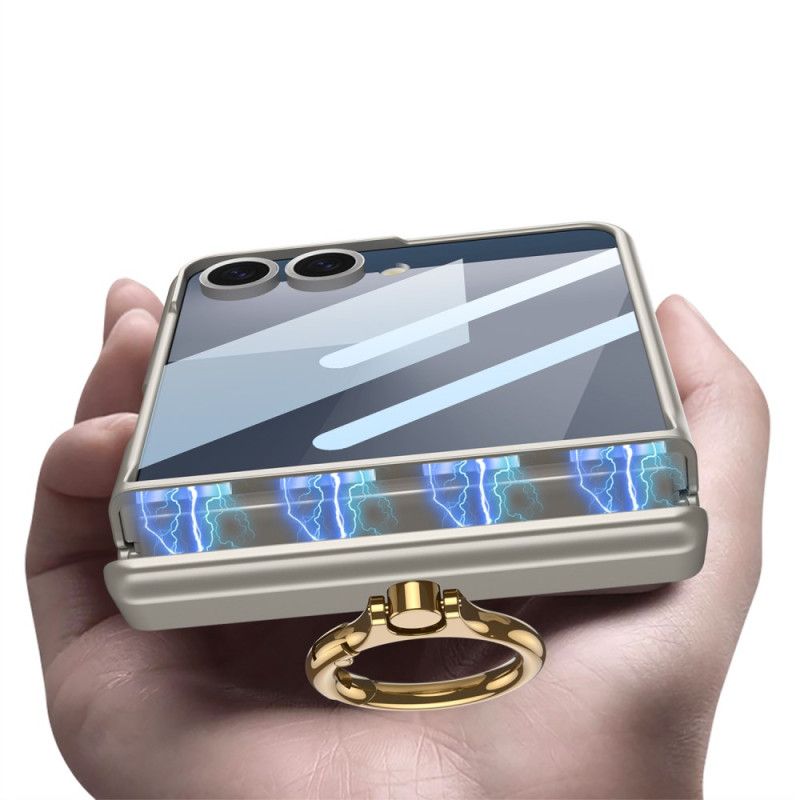 Hülle Samsung Galaxy Z Flip 7 Handyhülle Magnetisch Mit Ringhalter Gkk