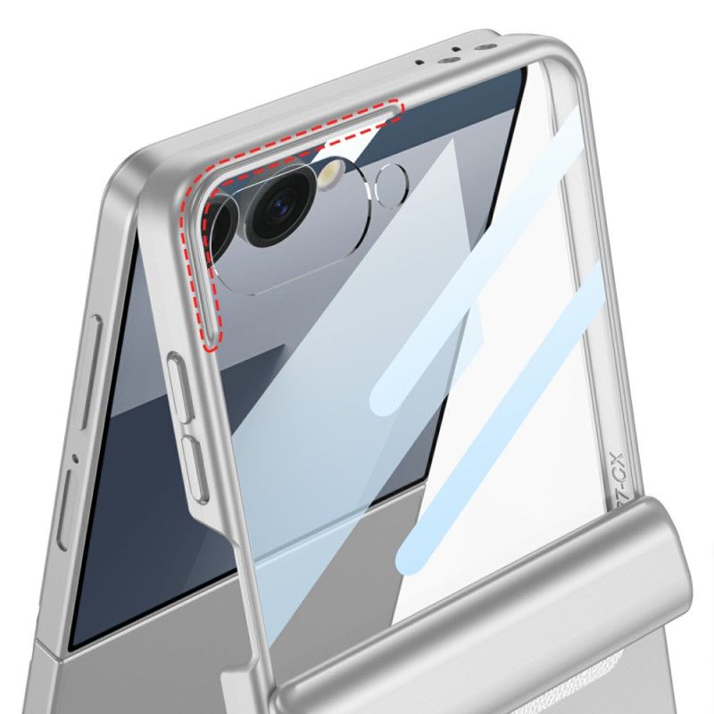 Hülle Samsung Galaxy Z Flip 7 Handyhülle Magnetischer Scharnierschutz Und Displayschutz