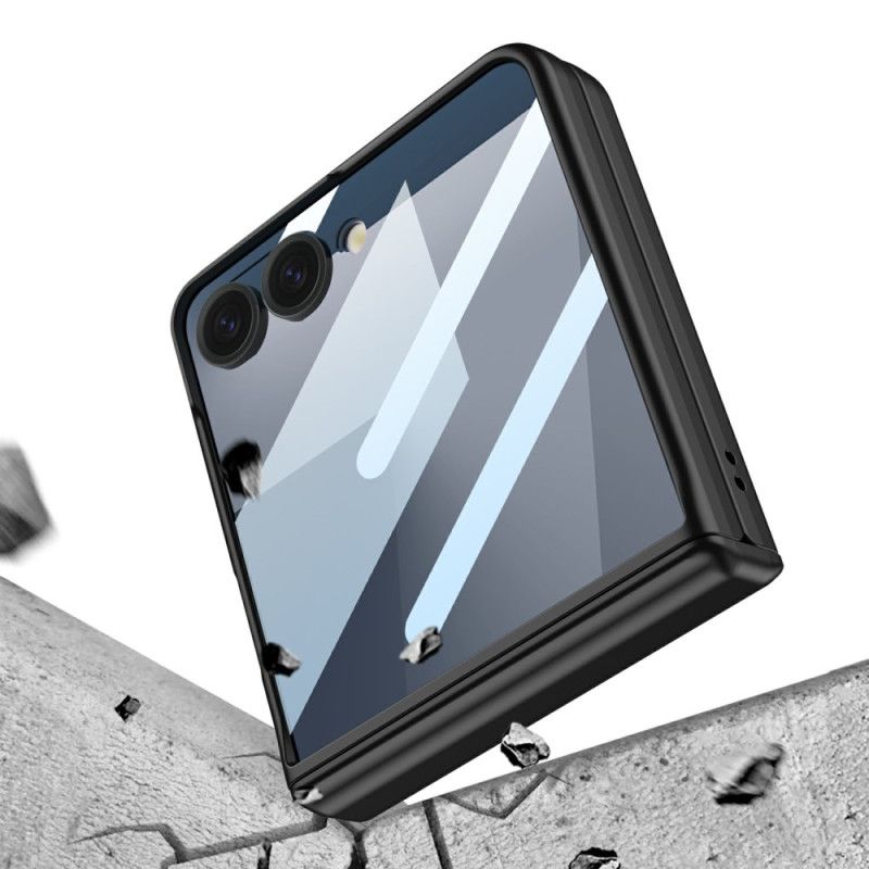 Hülle Samsung Galaxy Z Flip 7 Handyhülle Magnetischer Scharnierschutz Und Displayschutz
