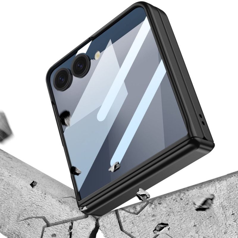 Hülle Samsung Galaxy Z Flip 7 Handyhülle Mit Magnetbefestigung Scharnierschutz Und Gkk-logo