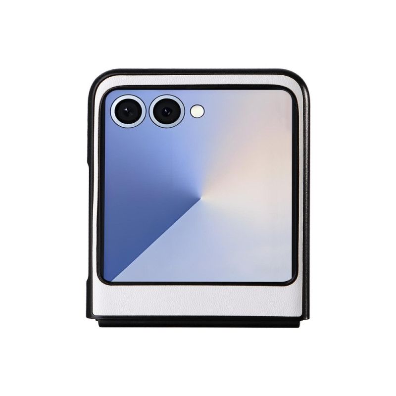 Hülle Samsung Galaxy Z Flip 7 Handyhülle Monochrome Lederoptik