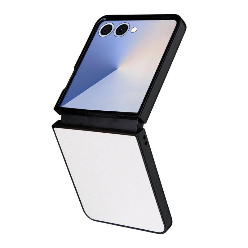 Hülle Samsung Galaxy Z Flip 7 Handyhülle Monochrome Lederoptik