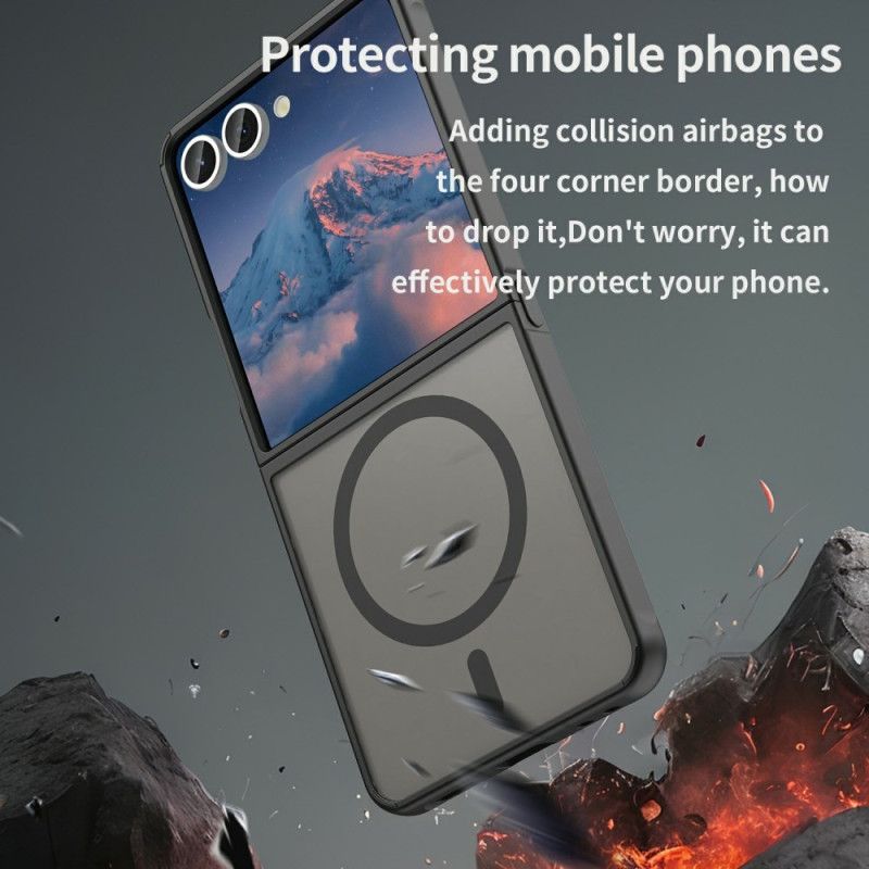 Hülle Samsung Galaxy Z Flip 7 Kompatibel Mit Magsafe-fallschutz