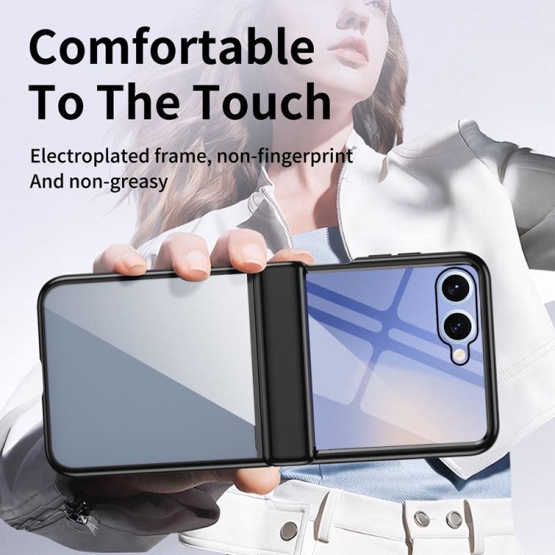 Hülle Samsung Galaxy Z Flip 7 Scharnierschutz In Metalloptik