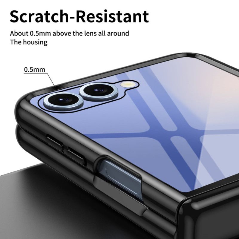 Hülle Samsung Galaxy Z Flip 7 Scharnierschutz In Metalloptik