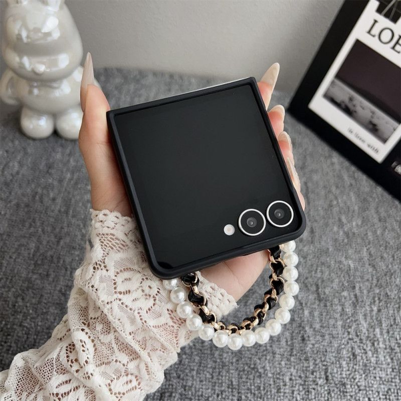 Hülle Samsung Galaxy Z Flip 7 Smiley-hasen Mit Armband