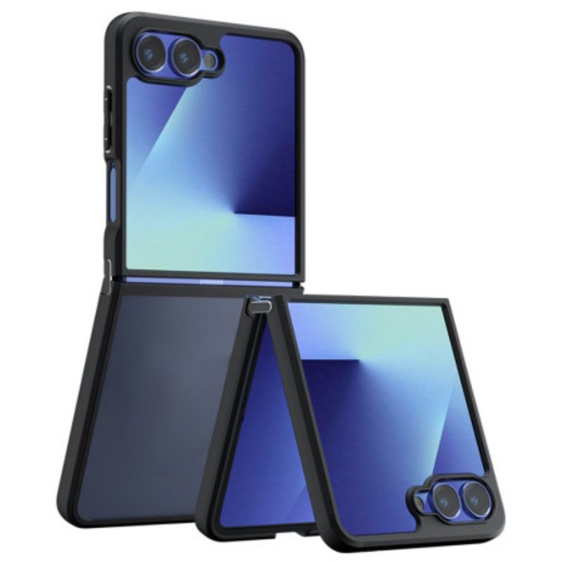 Hülle Samsung Galaxy Z Flip 7 Transparent Schwarz