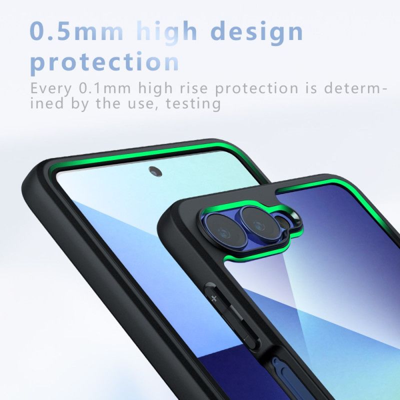 Hülle Samsung Galaxy Z Flip 7 Transparenter Stoßfester Schutz