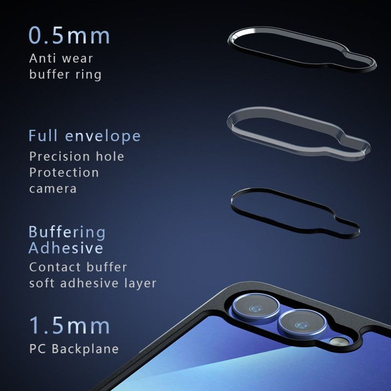 Hülle Samsung Galaxy Z Flip 7 Transparenter Stoßfester Schutz