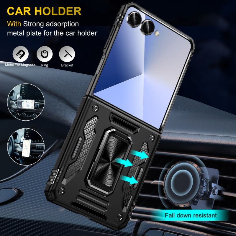 Samsung Galaxy Z Flip 7 Extrem Widerstandsfähiger Linsenschutz Und Halterung