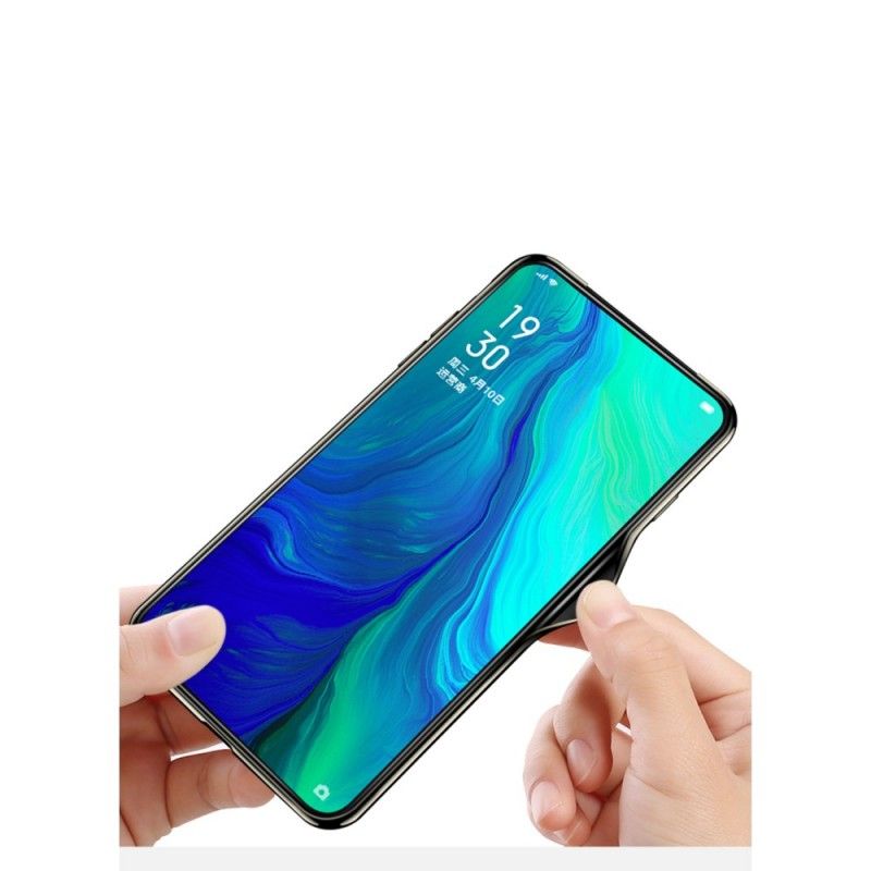 Hülle Oppo Reno Schwarz Verzinkter Hybrid