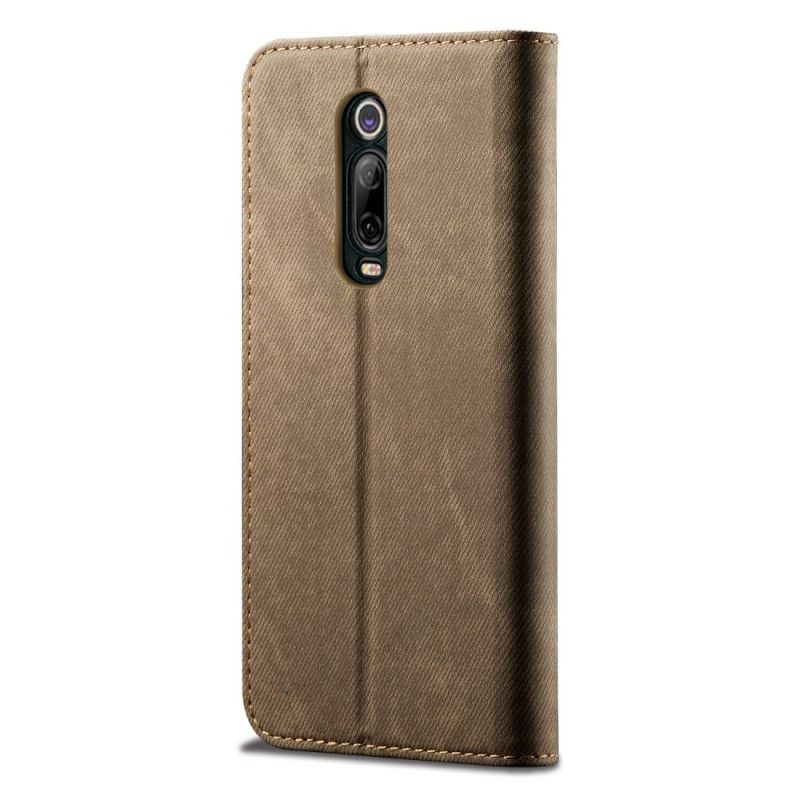 Flip Case Xiaomi Mi 9T / Mi 9T Pro Schwarz Jeansstoff