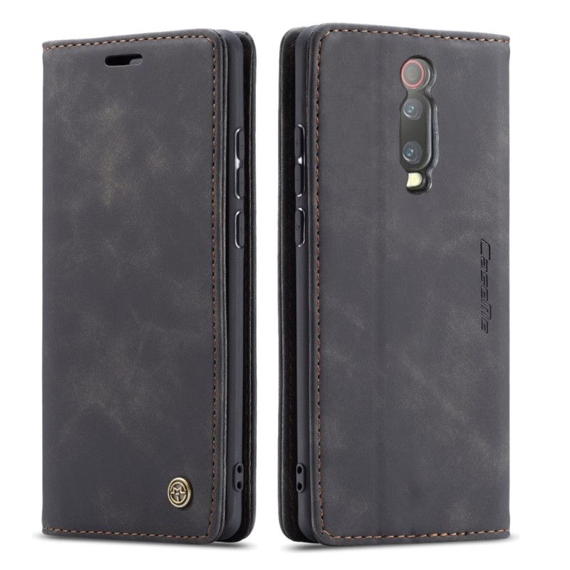 Flip Case Xiaomi Mi 9T / Mi 9T Pro Schwarz Ledertasche