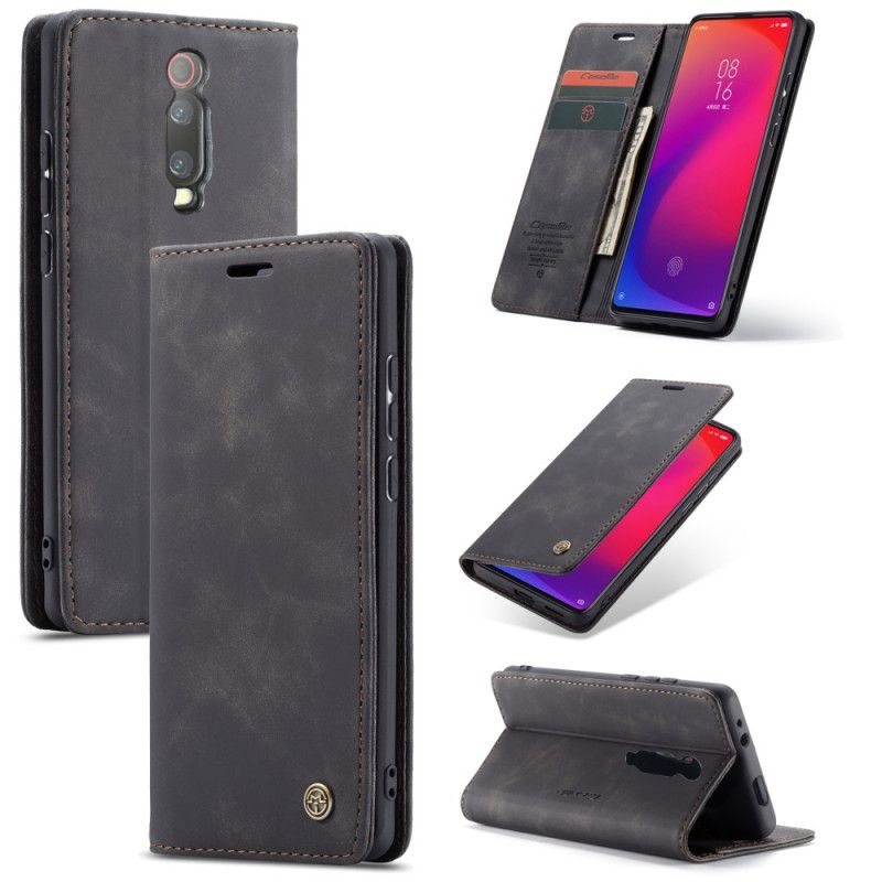 Flip Case Xiaomi Mi 9T / Mi 9T Pro Schwarz Ledertasche