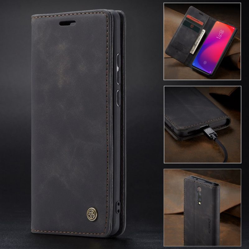 Flip Case Xiaomi Mi 9T / Mi 9T Pro Schwarz Ledertasche