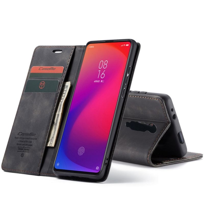 Flip Case Xiaomi Mi 9T / Mi 9T Pro Schwarz Ledertasche