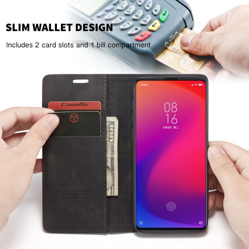 Flip Case Xiaomi Mi 9T / Mi 9T Pro Schwarz Ledertasche