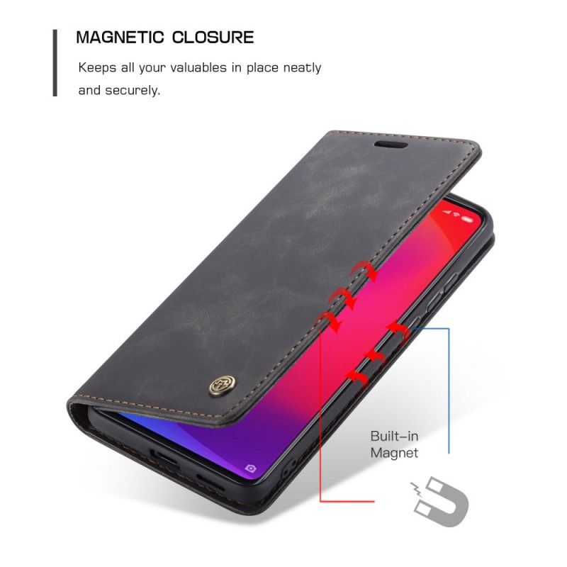 Flip Case Xiaomi Mi 9T / Mi 9T Pro Schwarz Ledertasche