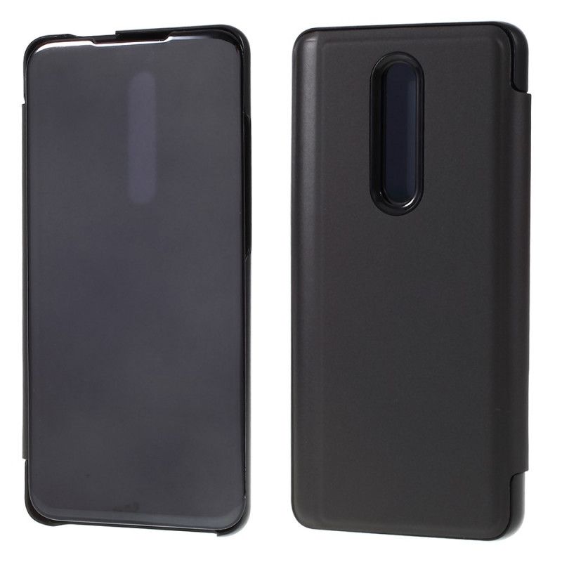 Flip Case Xiaomi Mi 9T / Mi 9T Pro Schwarz Spiegel- Und Ledereffekt