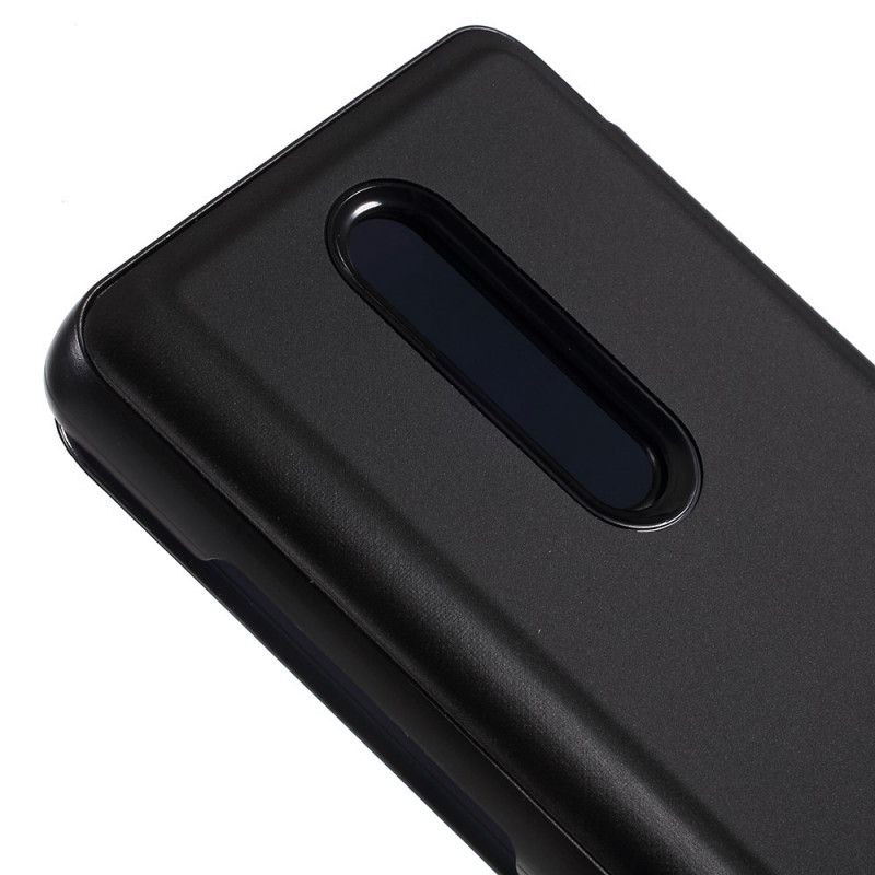 Flip Case Xiaomi Mi 9T / Mi 9T Pro Schwarz Spiegel- Und Ledereffekt