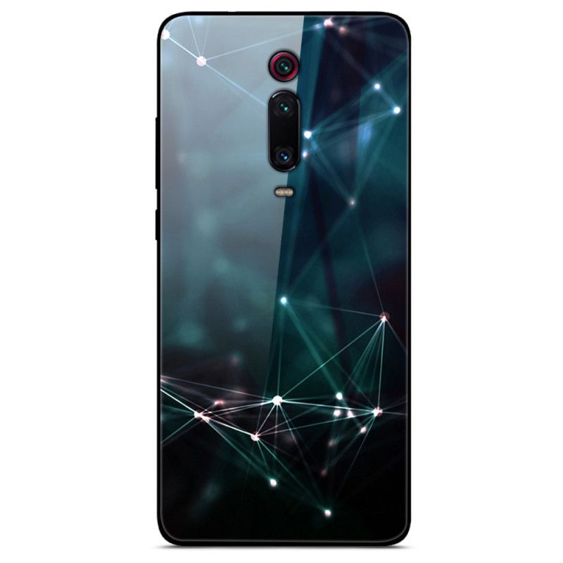 Hülle Xiaomi Mi 9T / Mi 9T Pro Handyhülle Abstrakte Farben Aus Gehärtetem Glas