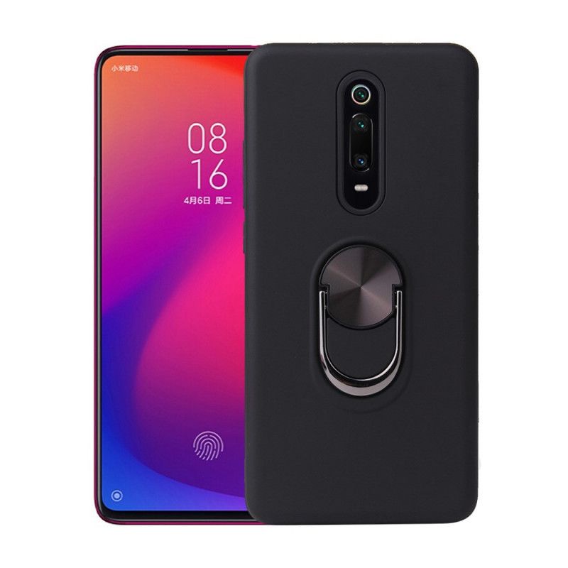 Hülle Xiaomi Mi 9T / Mi 9T Pro Schwarz Abnehmbar Mit Stützring