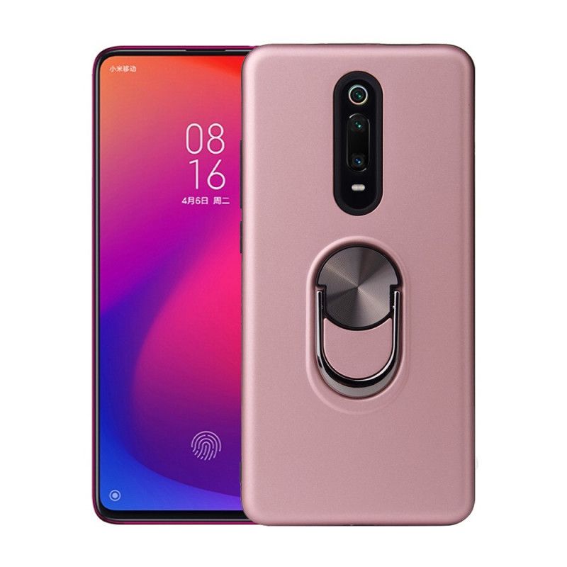 Hülle Xiaomi Mi 9T / Mi 9T Pro Schwarz Abnehmbar Mit Stützring