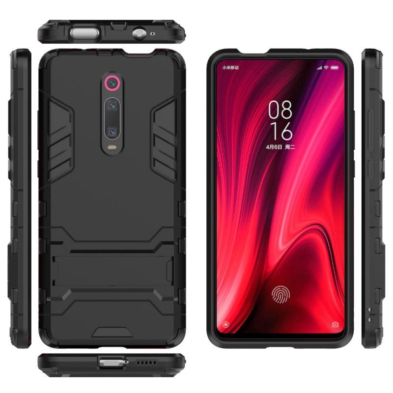 Hülle Xiaomi Mi 9T / Mi 9T Pro Schwarz Extrem Widerstandsfähige Zunge