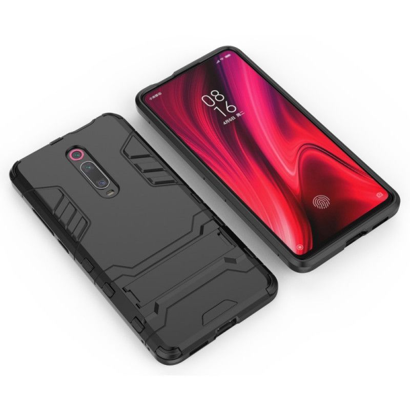 Hülle Xiaomi Mi 9T / Mi 9T Pro Schwarz Extrem Widerstandsfähige Zunge