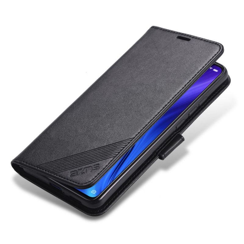 Lederhüllen Für Xiaomi Mi 9T / Mi 9T Pro Schwarz Luxus-Azns