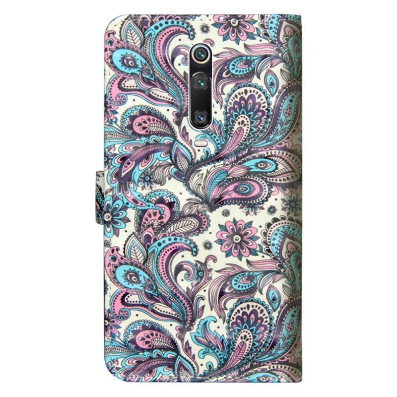 Lederhüllen Xiaomi Mi 9T / Mi 9T Pro Gemusterte Blumen