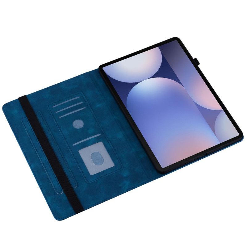 Case Für Samsung Galaxy Tab S10 Plus Herzen In Wildlederoptik