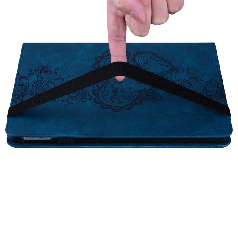 Case Für Samsung Galaxy Tab S10 Plus Herzen In Wildlederoptik