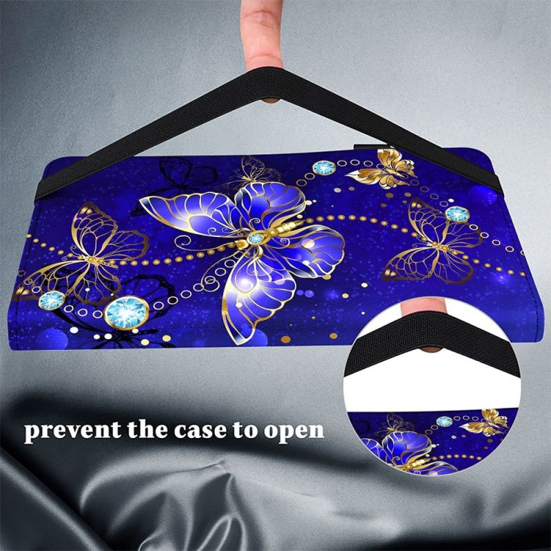 Case Samsung Galaxy Tab S10 Plus Diamant-schmetterling