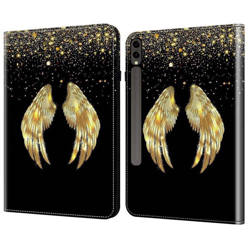 Case Samsung Galaxy Tab S10 Plus Goldene Flügel