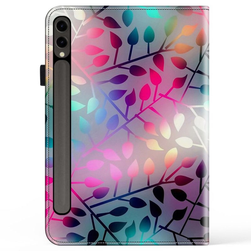 Case Samsung Galaxy Tab S10 Plus Handyhülle Bunte Blätter