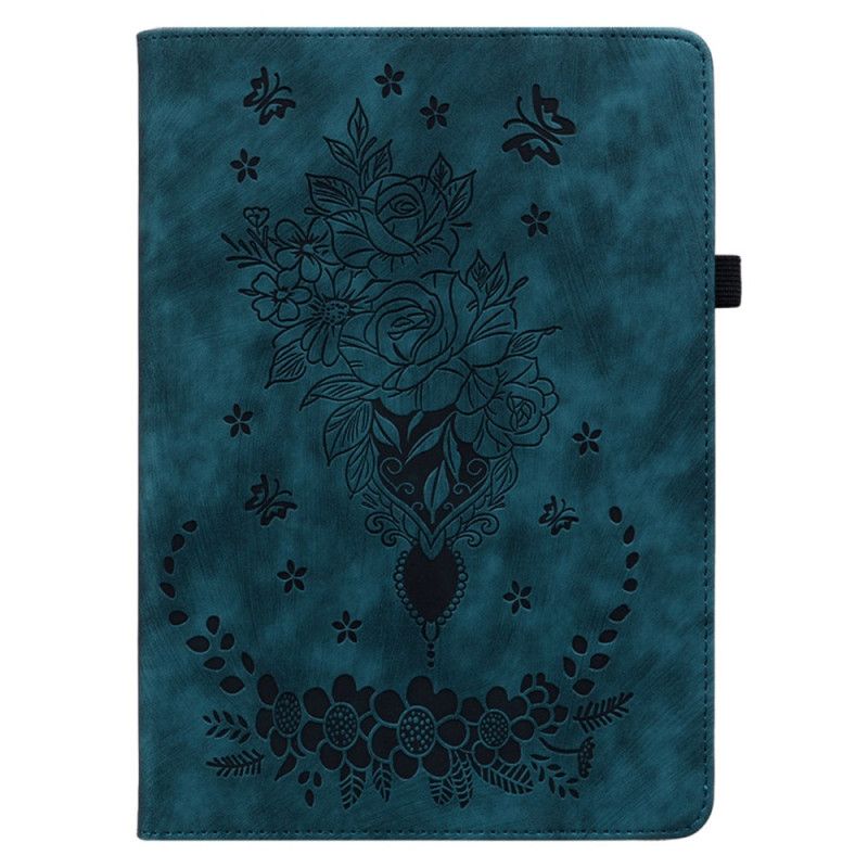 Case Samsung Galaxy Tab S10 Plus Schmetterlinge Und Rosen
